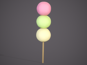 Japanese Dango 3D 模型