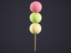 Japanese Dango 3D-Modell