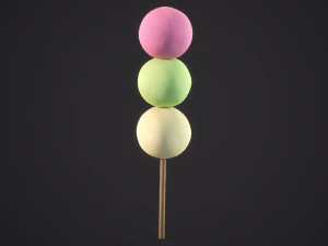 Japanese Dango 3D Model