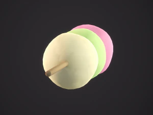 Japanese Dango 3D Model