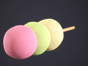 Japanese Dango 3D Model