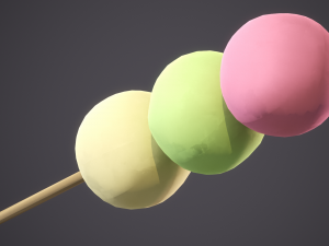 Japanese Dango 3D-Modell