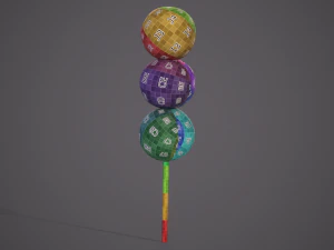 Japanese Dango 3D Model