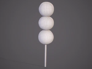 Japanese Dango 3D Model