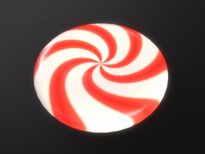 Peppermint Candy Lollipop 3D Модель