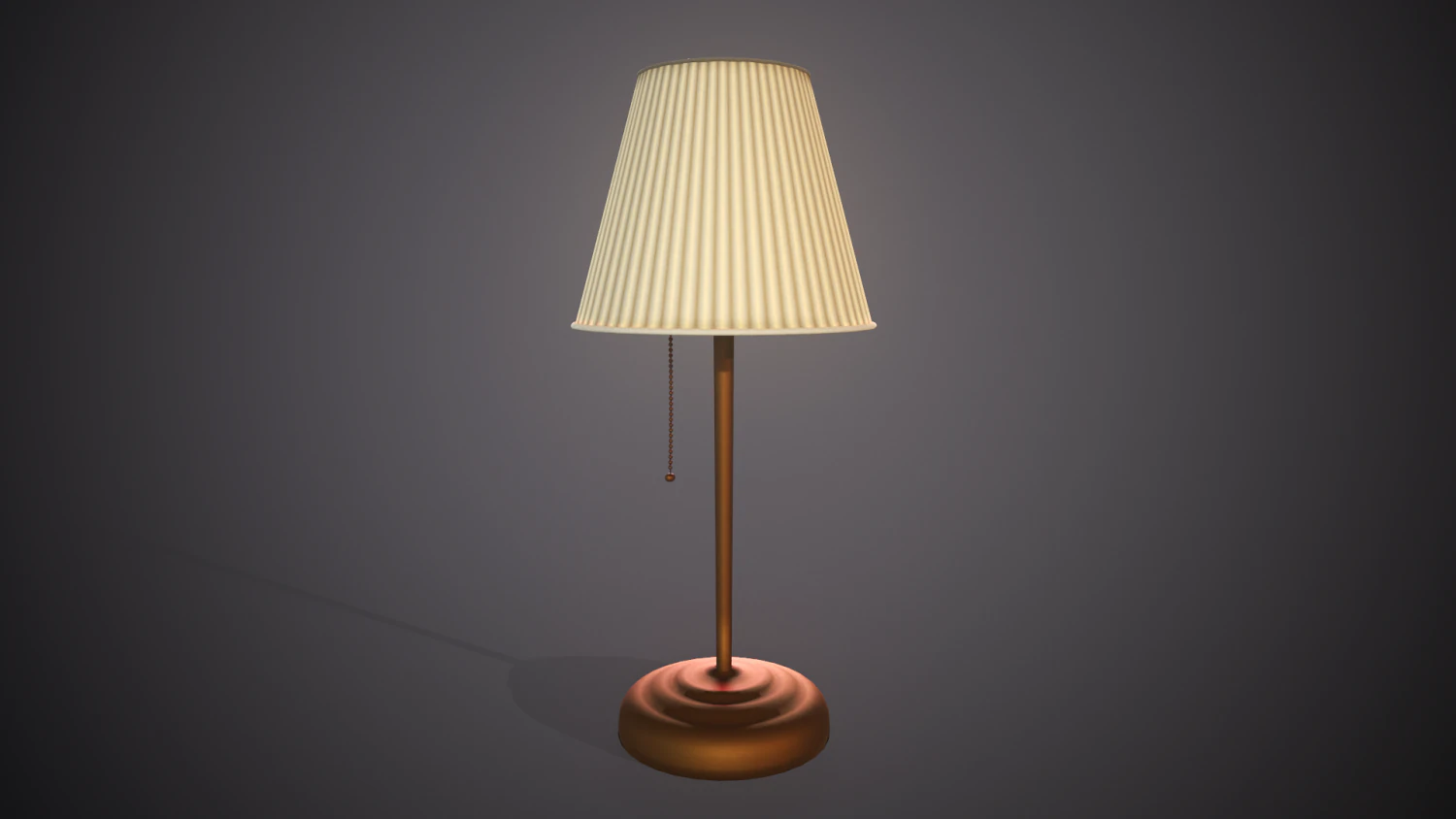 Vintage Lamp 3D Model .c4d .max .obj .3ds .fbx .stl .blend 