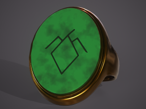 Twin Peaks Ring Modelo 3D