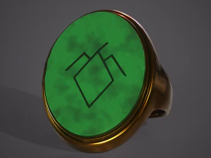 트윈 픽스 링 3D 모델