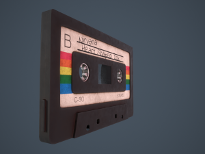 Vintage Cassette tape Modèle 3D