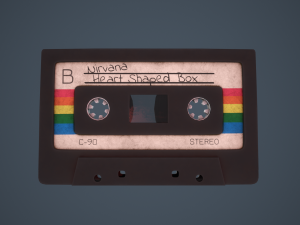 Vintage Cassette tape Modèle 3D