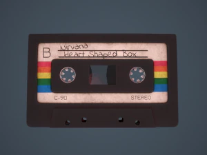 Vintage Cassette tape 3D Model