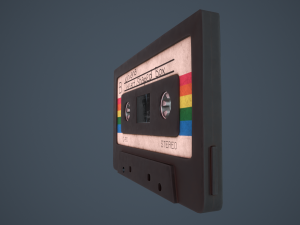 Vintage Cassette tape Modèle 3D