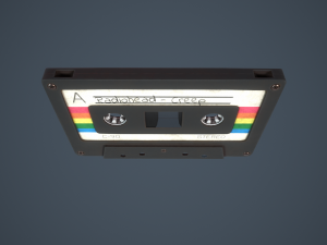 Vintage Cassette tape Modèle 3D