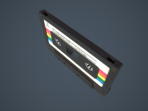 Vintage Cassette tape Modèle 3D