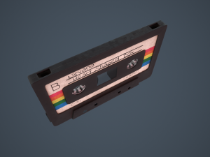 Vintage Cassette tape Modèle 3D