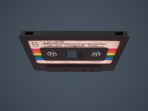 Vintage Cassette tape Modèle 3D
