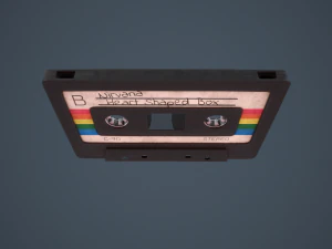 Vintage Cassette tape 3D Model