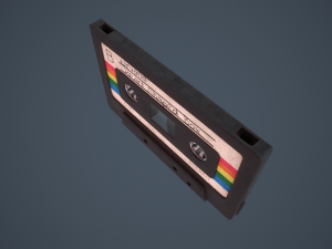 Vintage Cassette tape Modèle 3D