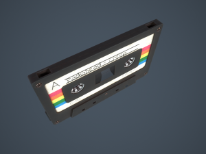 Vintage Cassette tape Modèle 3D