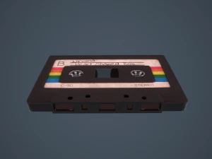Vintage Cassette tape 3D Model