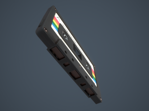 Vintage Cassette tape Modèle 3D