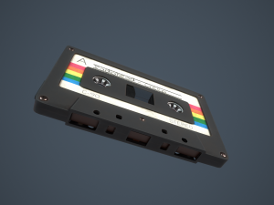 Vintage Cassette tape Modèle 3D