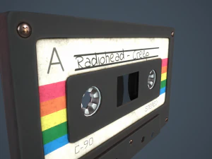Vintage Cassette tape 3D Model