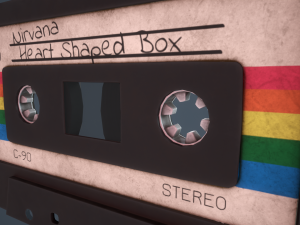 Vintage Cassette tape Modèle 3D