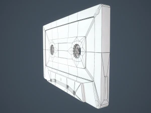 Vintage Cassette tape 3D Model
