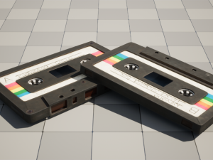 Vintage Cassette tape Modèle 3D