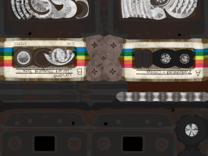 Vintage Cassette tape Modèle 3D