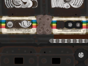Vintage Cassette tape 3D Model