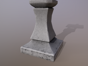Japanese Stone Lantern 3D मॉडल