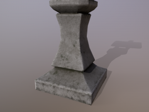 Japanese Stone Lantern 3D मॉडल