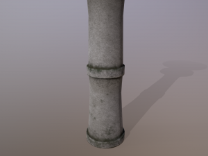 Japanese Stone Lantern 3D Модель