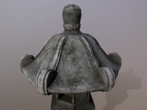 Japanese Stone Lantern 3D Model