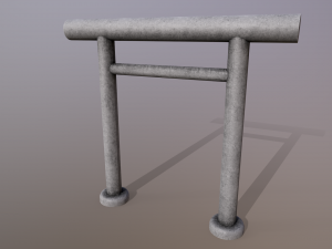 Japanese Gate 3D मॉडल