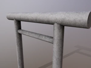 Japanese Gate 3D Model