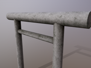 Japanese Gate 3D Model