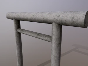 Japanese Gate 3D Model