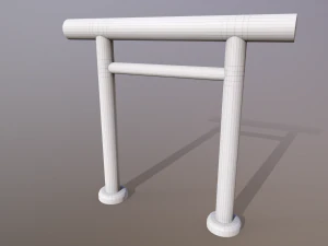 Japanese Gate 3D Model