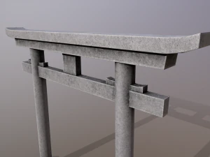 Japanese Gate 3D Model