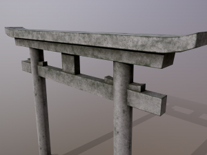 Japanese Gate 3D Модель