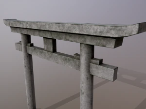 Japanese Gate 3D Model