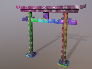 Japanese Gate 3D Модель
