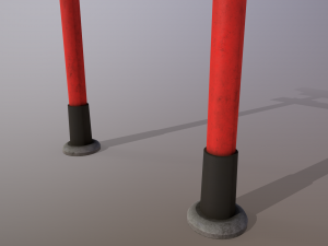 Japanese Gate 3D-Modell