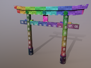 Japanese Gate 3D 模型