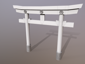 Japanese Gate 3D 模型