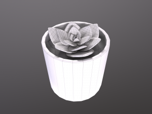 Flower Pot 3D Model