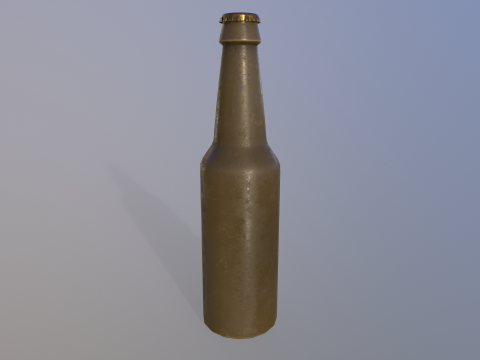 Bottle of Beer 3D Model